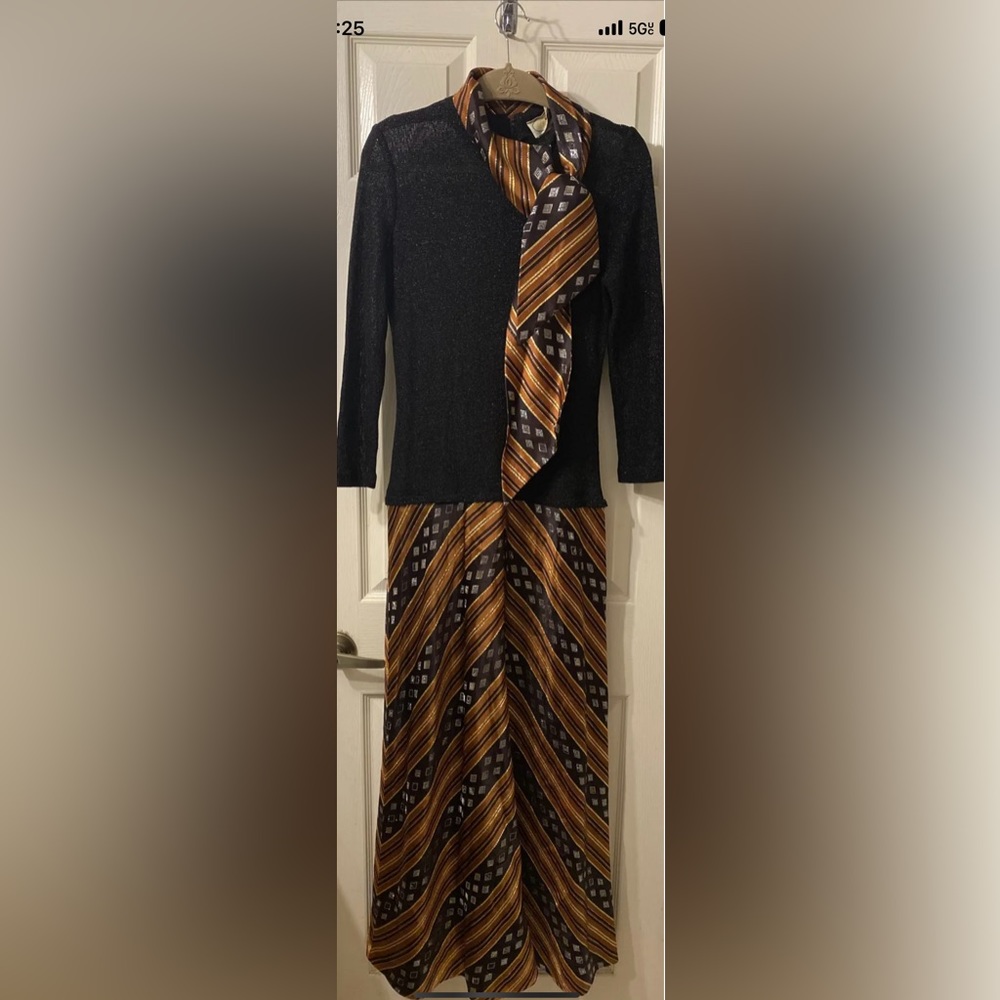 Vintage Pat Richards multicolor dress